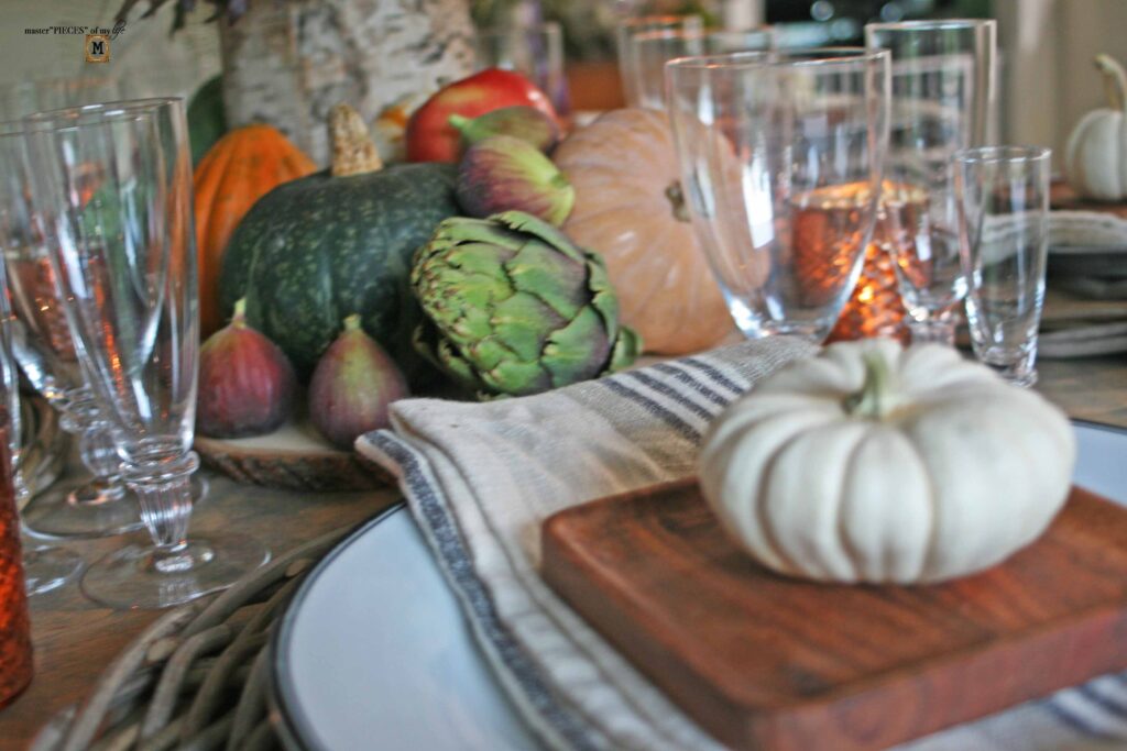 fall harvest tablescape