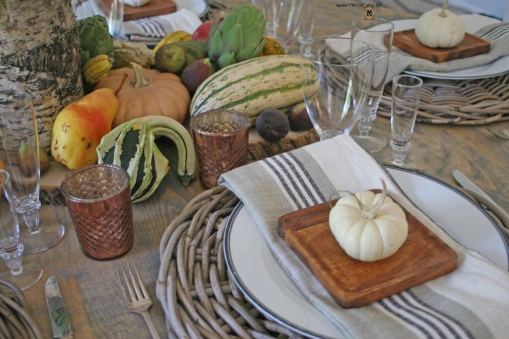 fall harvest tablescape