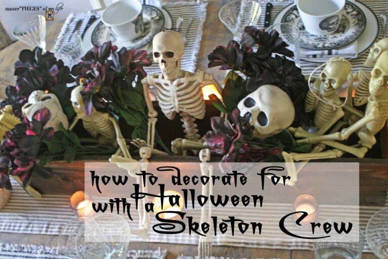 How to Decorate for Halloween with a Skeleton Crew