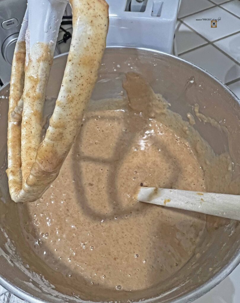 spice cake stacks with cream cheese frosting