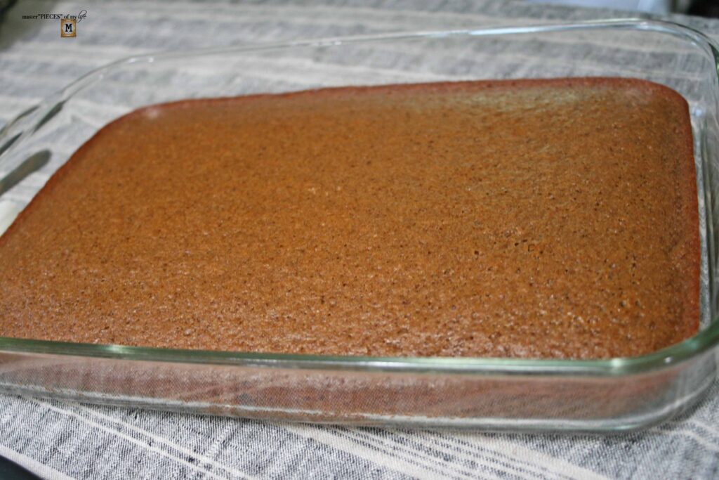 spice cake stacks with cream cheese frosting