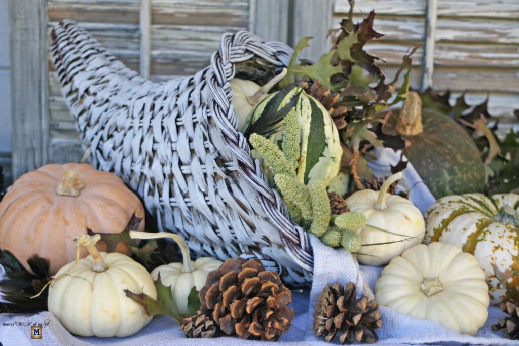thrifted thanksgiving cornucopia