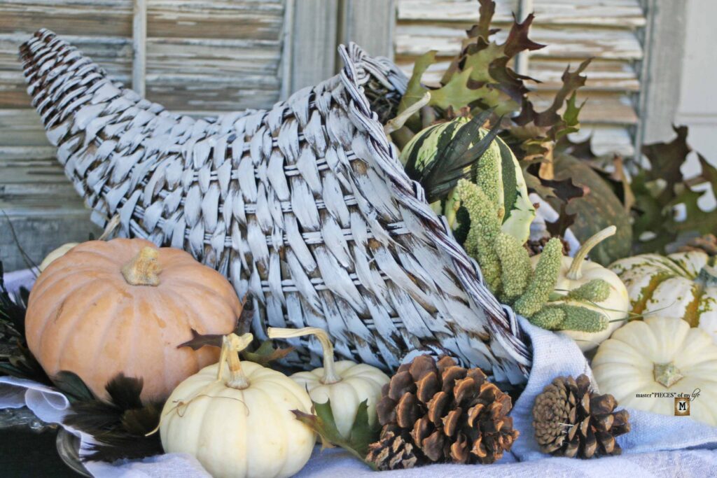 thrifted thanksgiving cornucopia