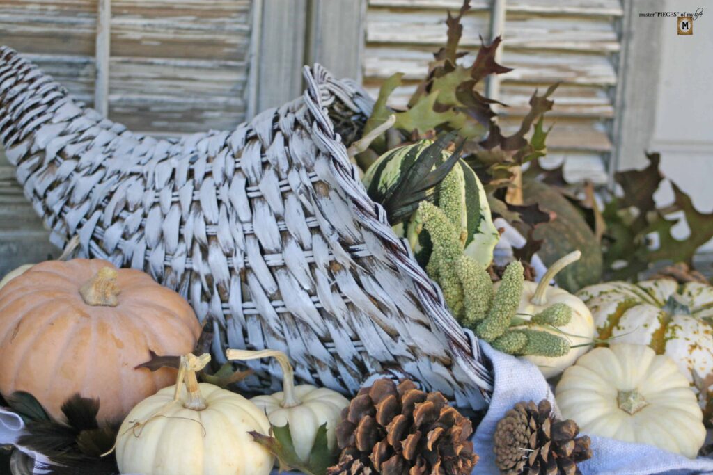 thrifted thanksgiving cornucopia