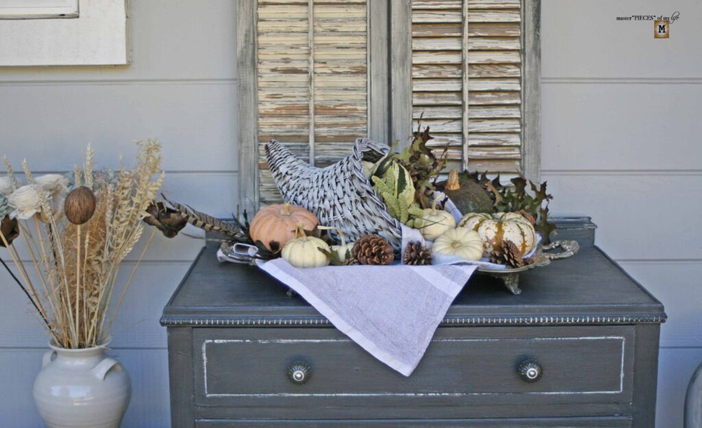 thrifted thanksgiving cornucopia