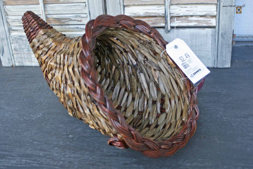 thrifted thanksgiving cornucopia