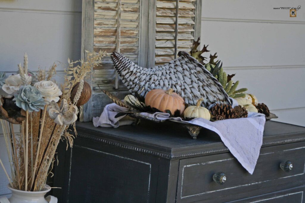 thrifted thanksgiving cornucopia