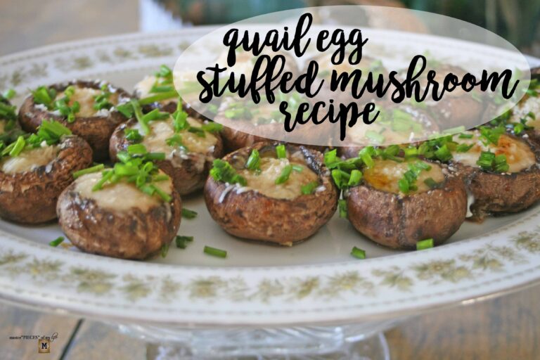 quail egg stuffed mushroom recipe