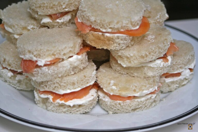 Delicious & Dainty Smoked Salmon Tea Sandwich Recipe
