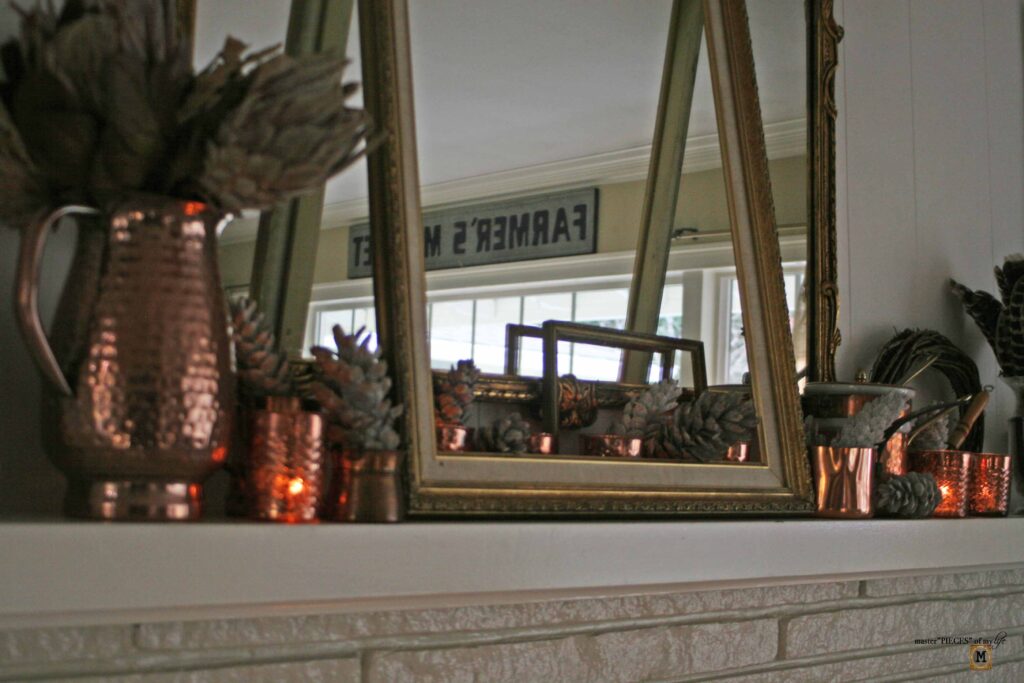 Fall Copper Mantel Design
