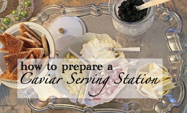 How to Prepare a Caviar Serving Station