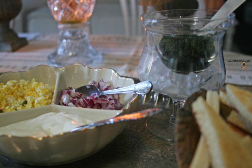 caviar serving station