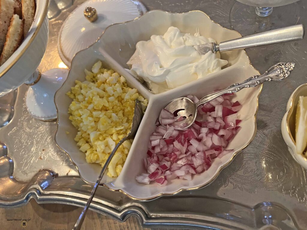 caviar serving station