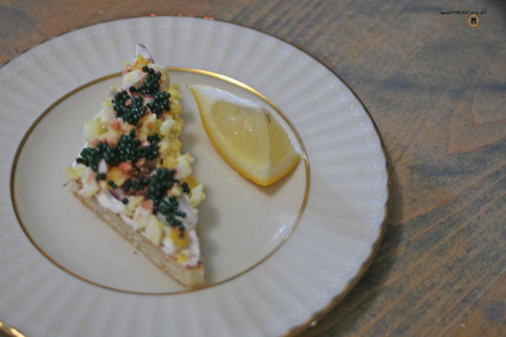 caviar serving station