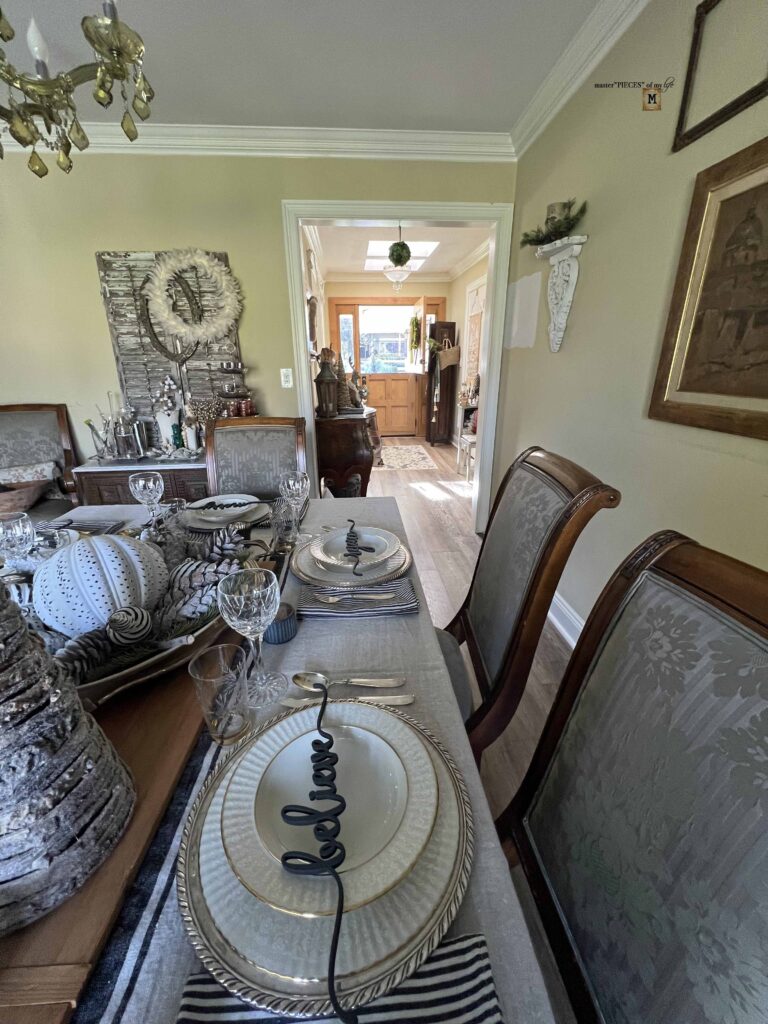 Christmas tablescape