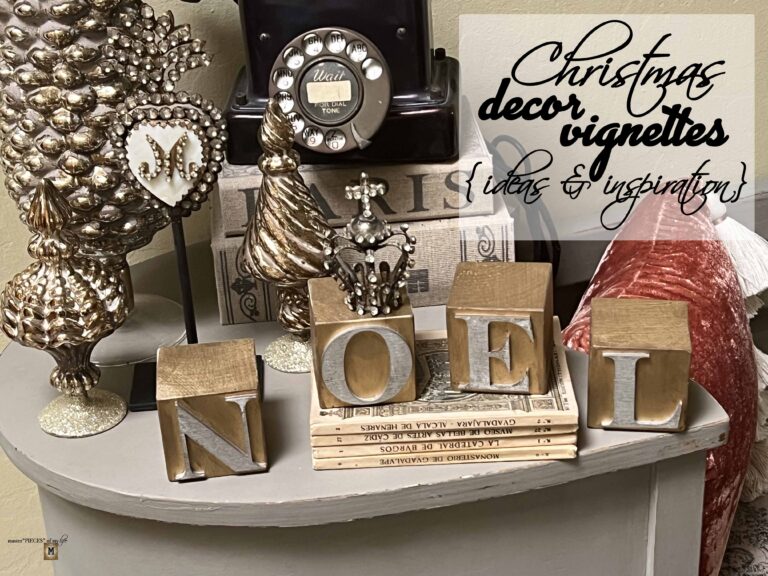 Christmas Decor Vignettes {Ideas & Inspiration}