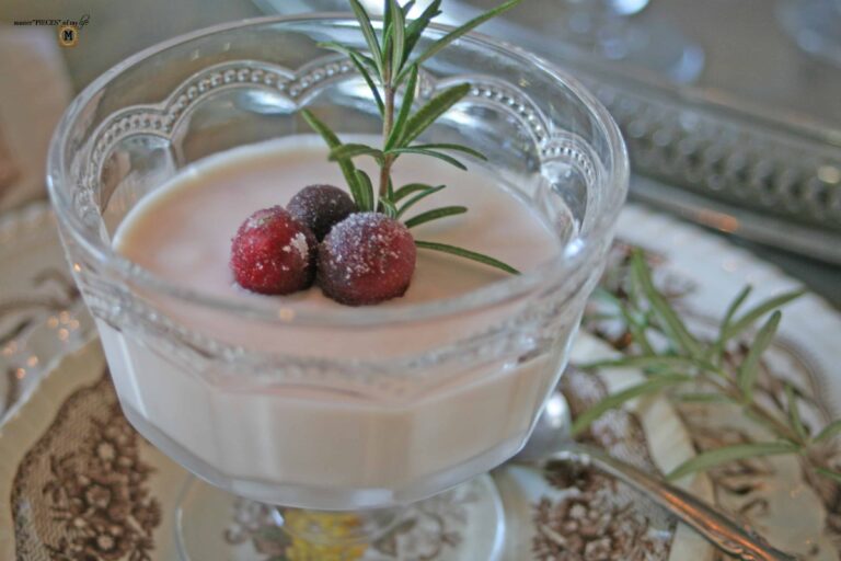 Festive Cranberry Posset Recipe