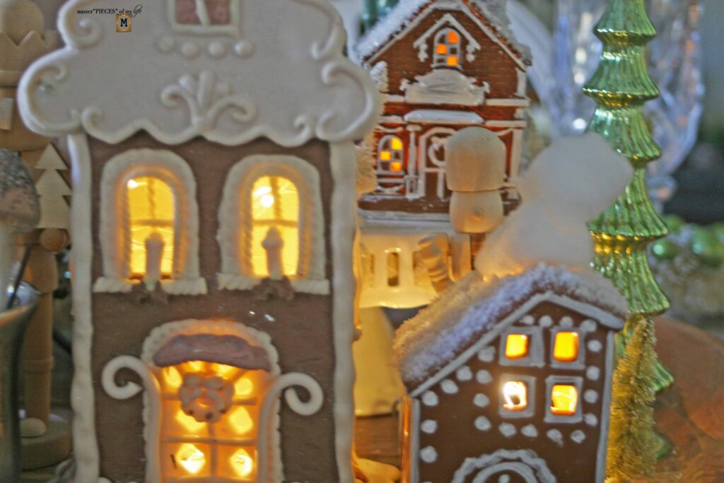faux gingerbread houses DIY