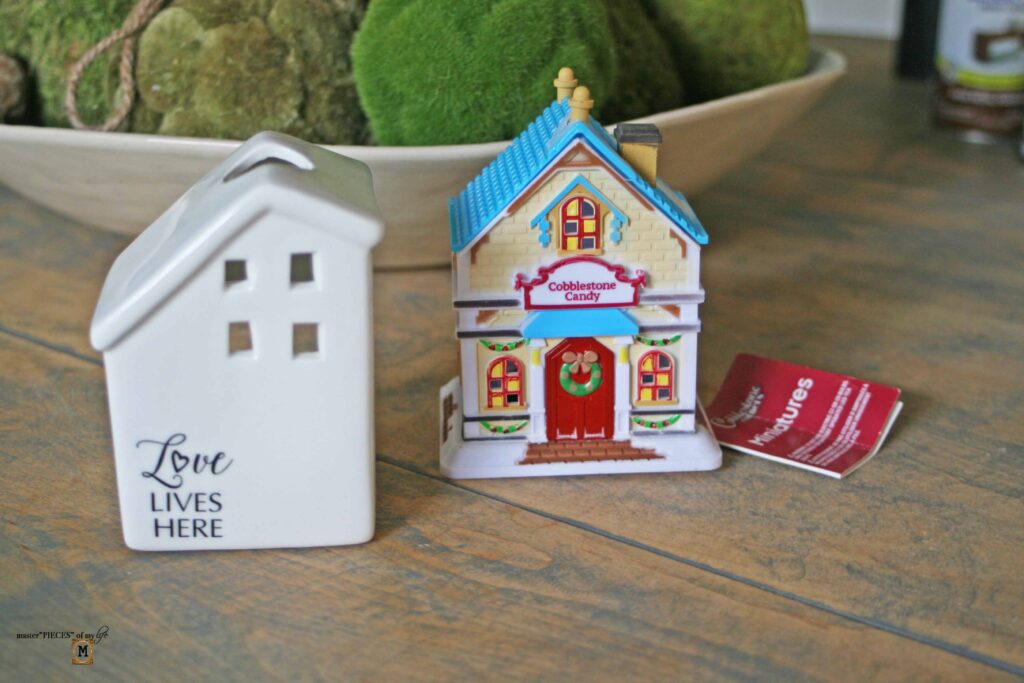 faux gingerbread houses DIY