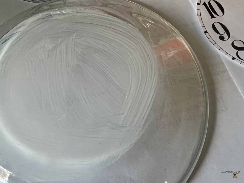 DIY custom glass plate