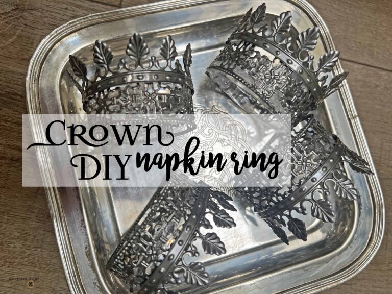 crown napkin rings DIY