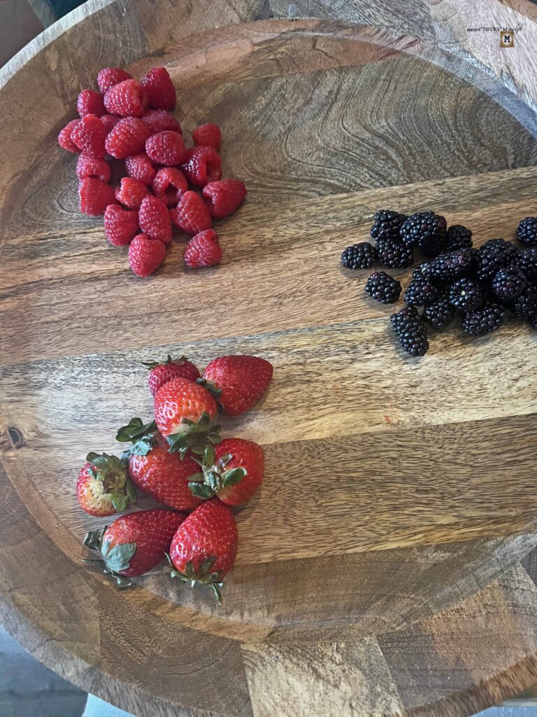 assemble dessert board