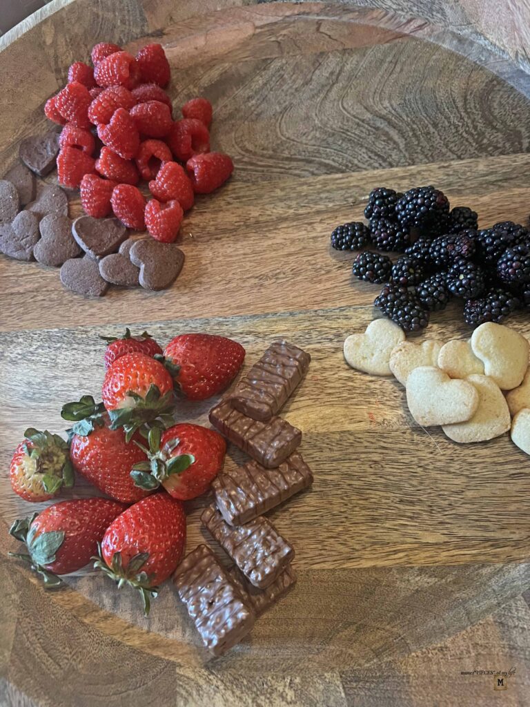 assemble dessert board