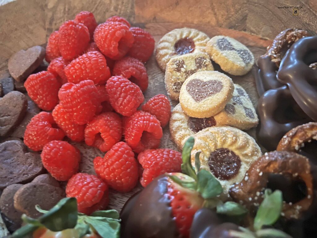 assemble dessert board