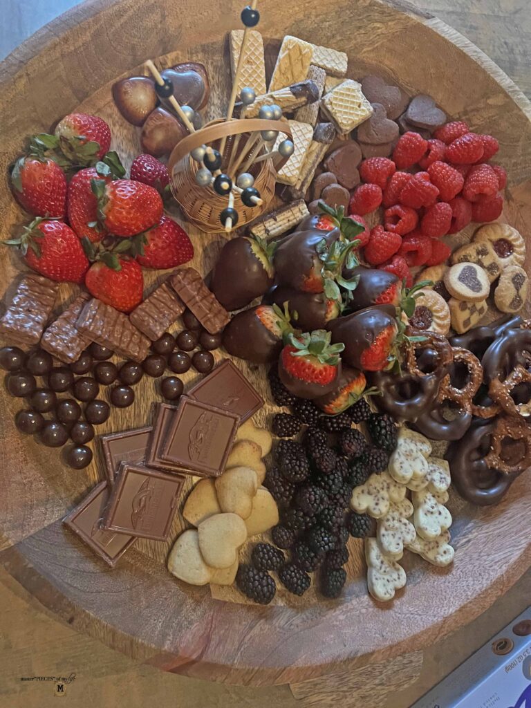 assemble dessert board
