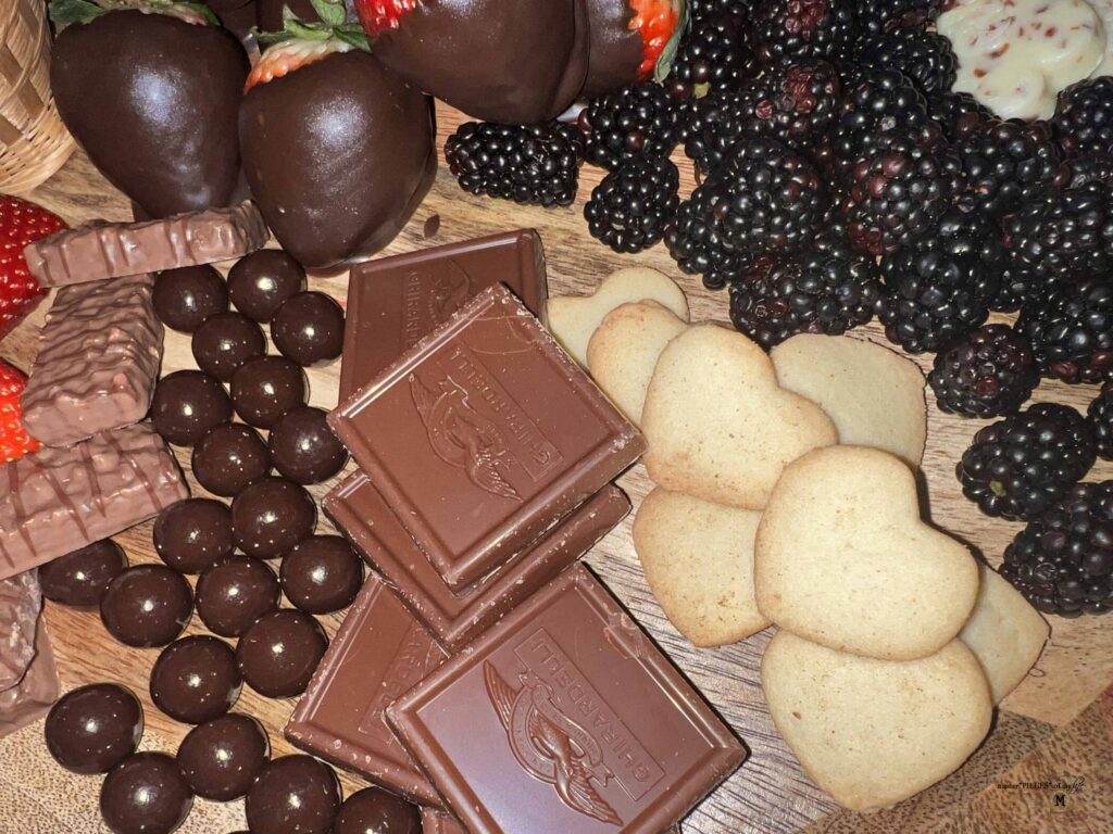 assemble dessert board