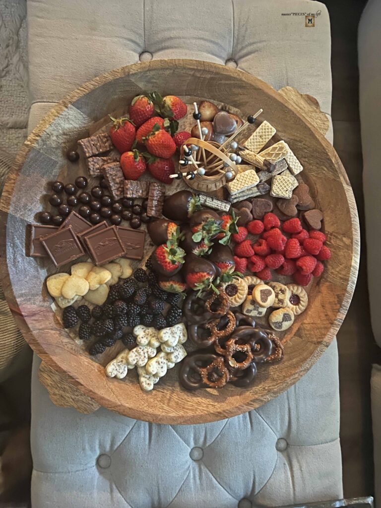 assemble dessert board