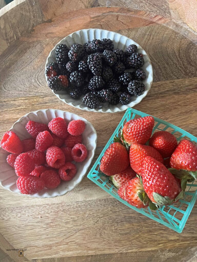 assemble dessert board