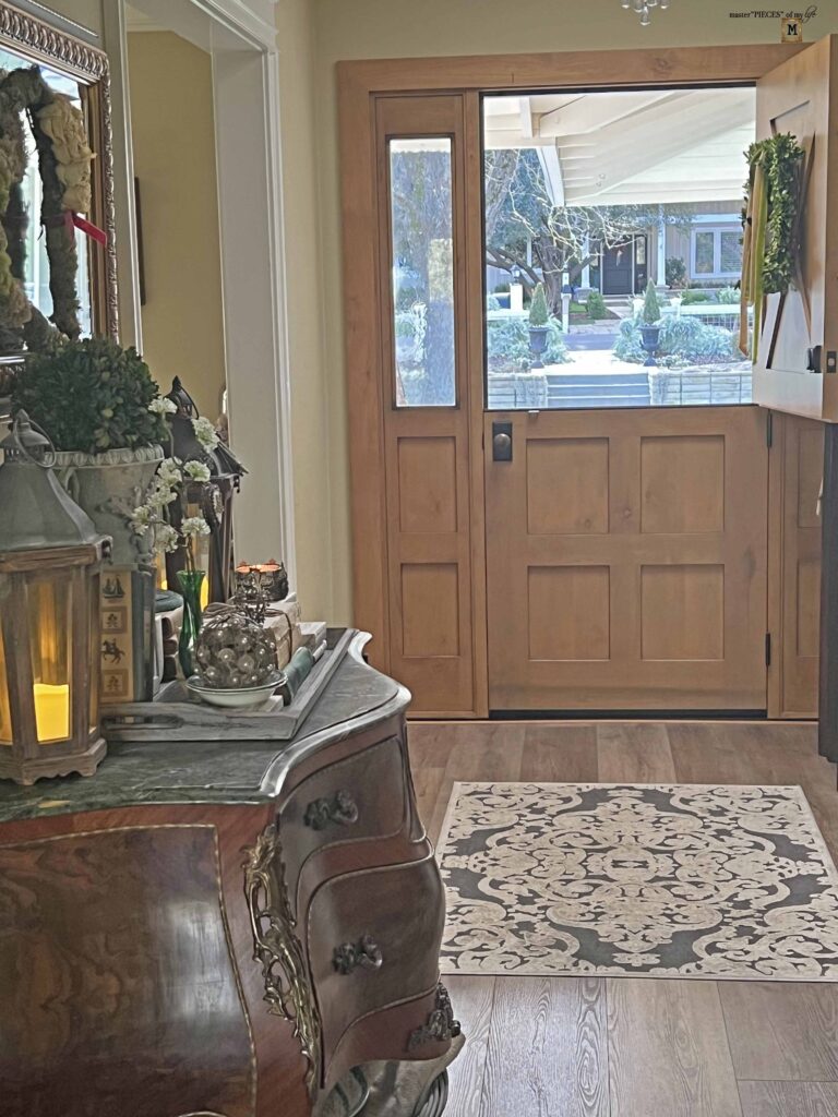 green Valentine's Day vignette