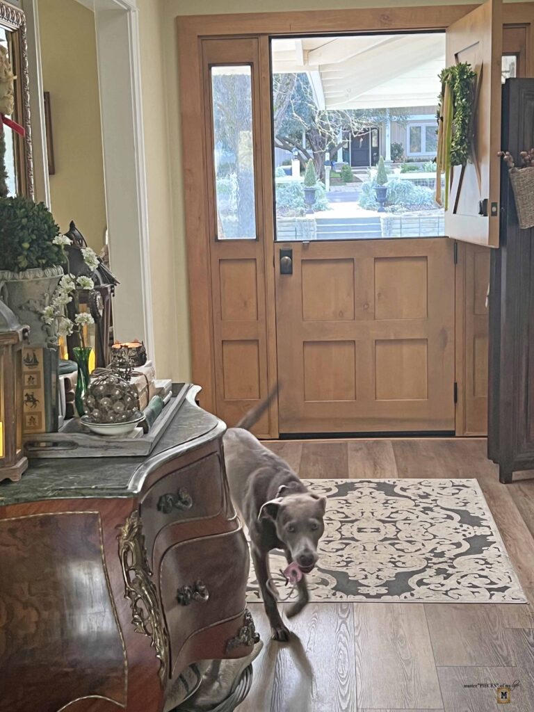 green Valentine's Day vignette