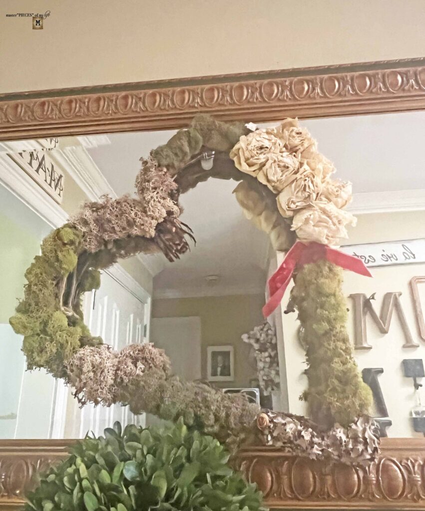 green Valentine's Day vignette