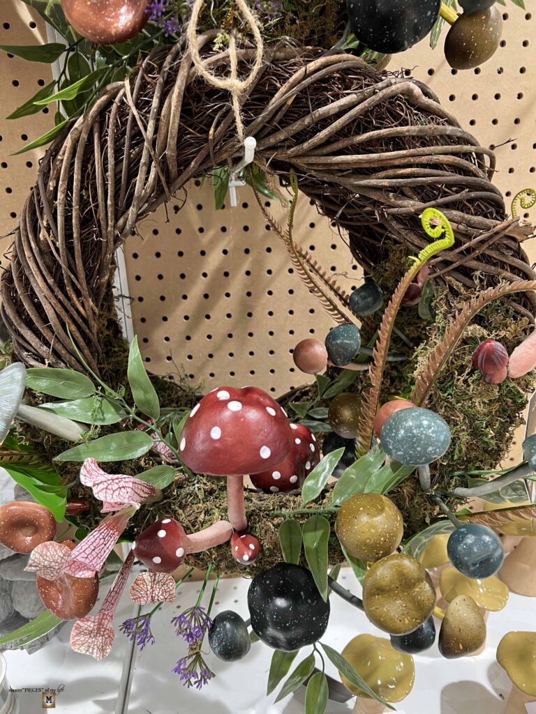 Joann's mushroom wreath