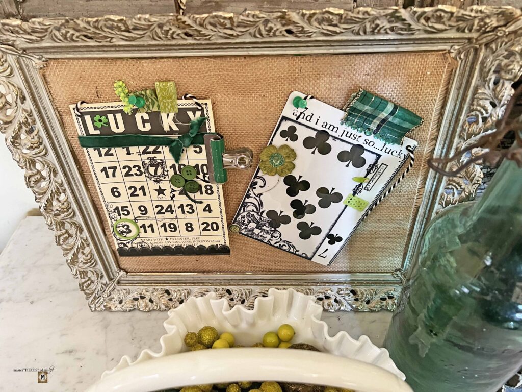 St. Patrick's day framed artwork