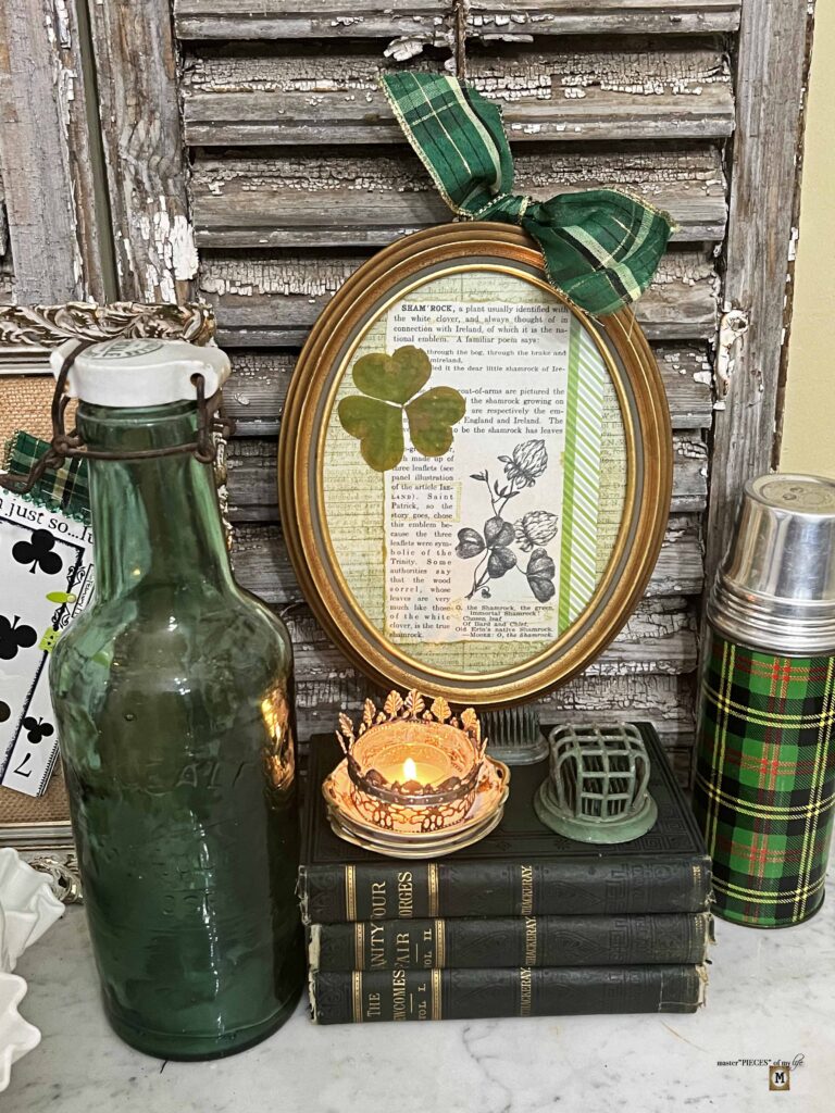 St. Patrick's day framed artwork