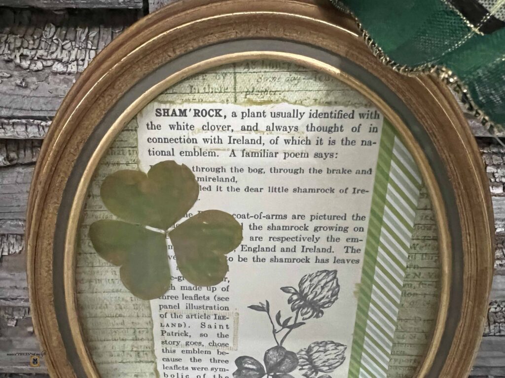 St. Patrick's day framed artwork