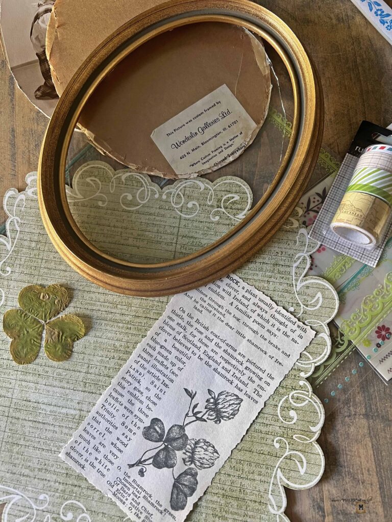 St. Patrick's day framed artwork