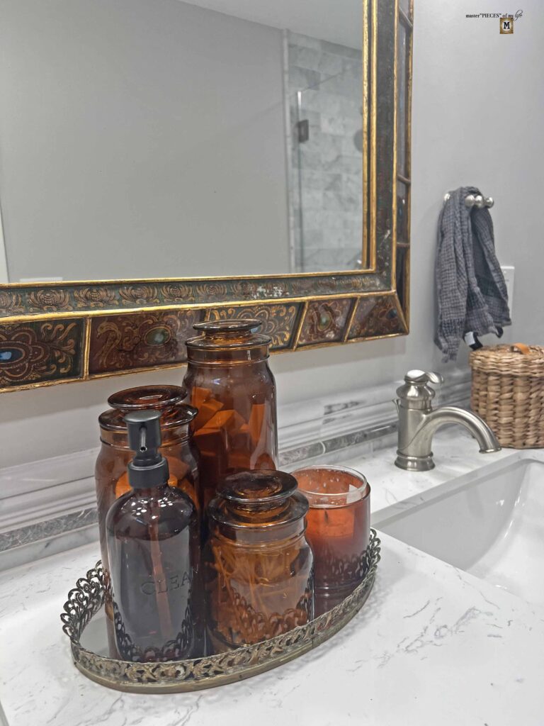 thrifted vintage filigree metal frames