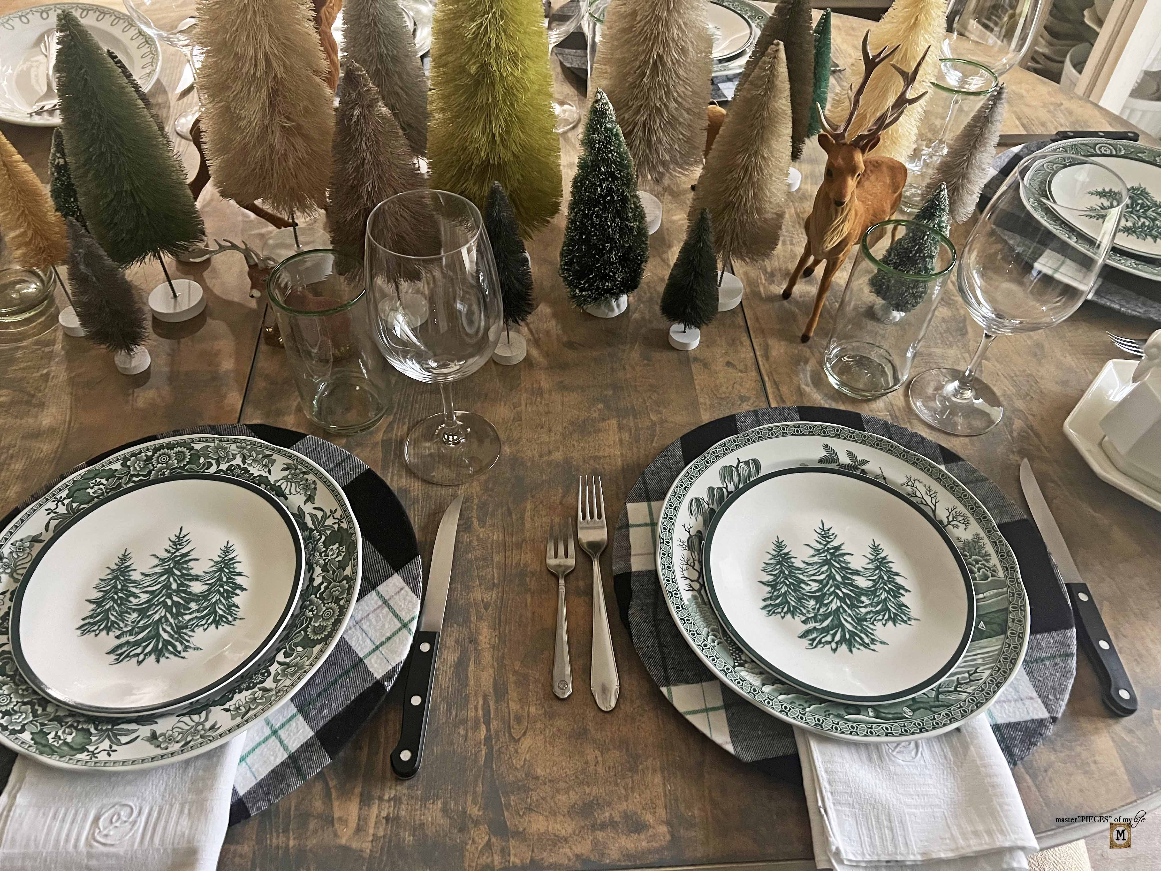 winter forest tablle