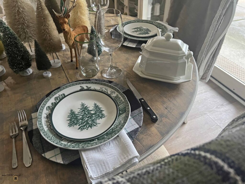 winter forest table