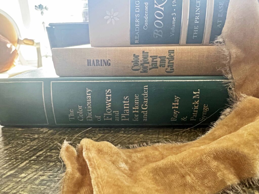 green & yellow Easter coffee table vignette