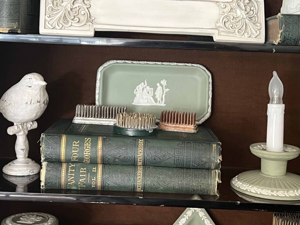 traditional Easter decor vignette