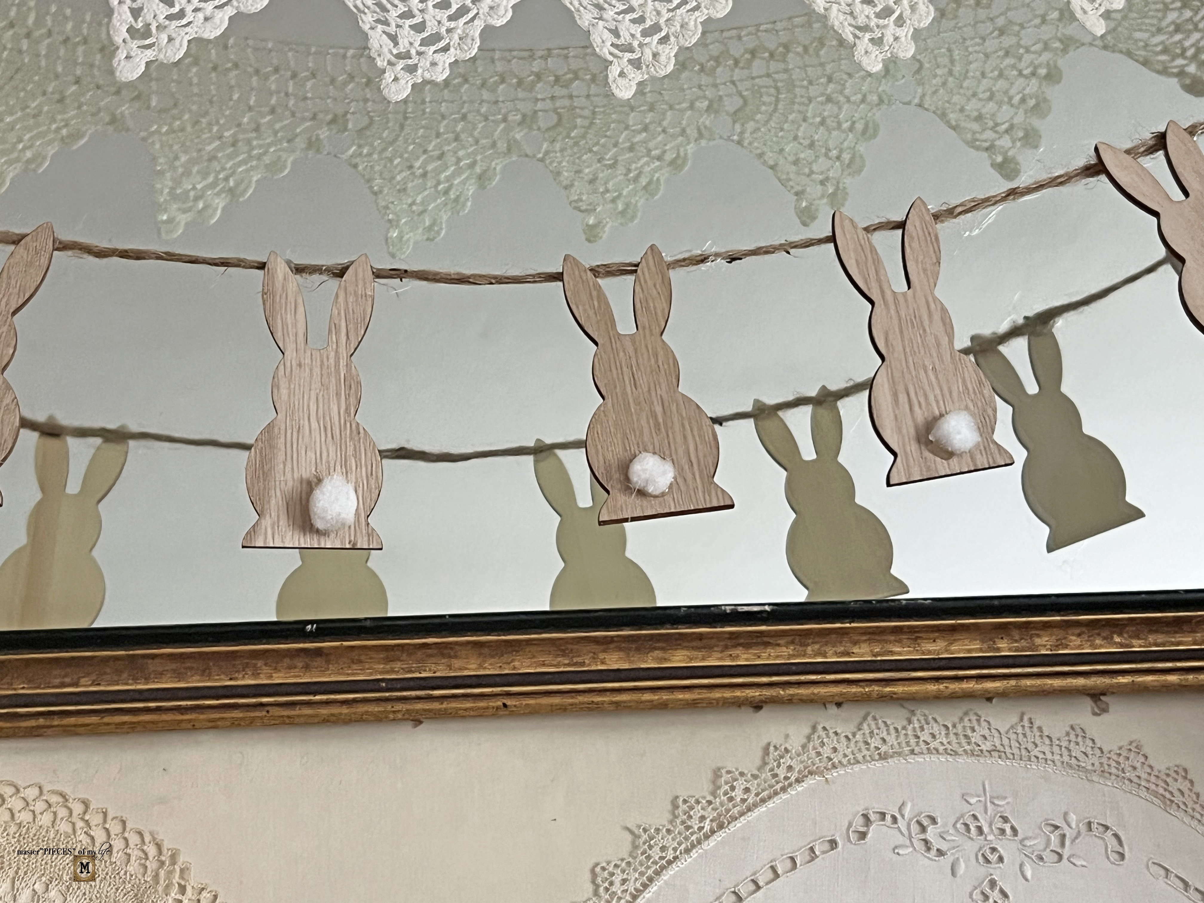 easiest bunny garland DIY ever