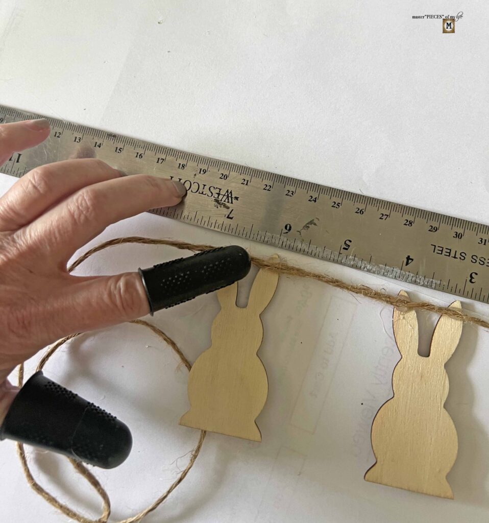 easiest bunny garland DIY ever
