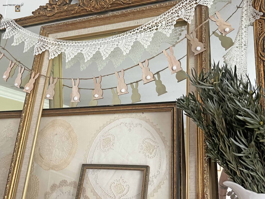 easiest bunny garland DIY ever
