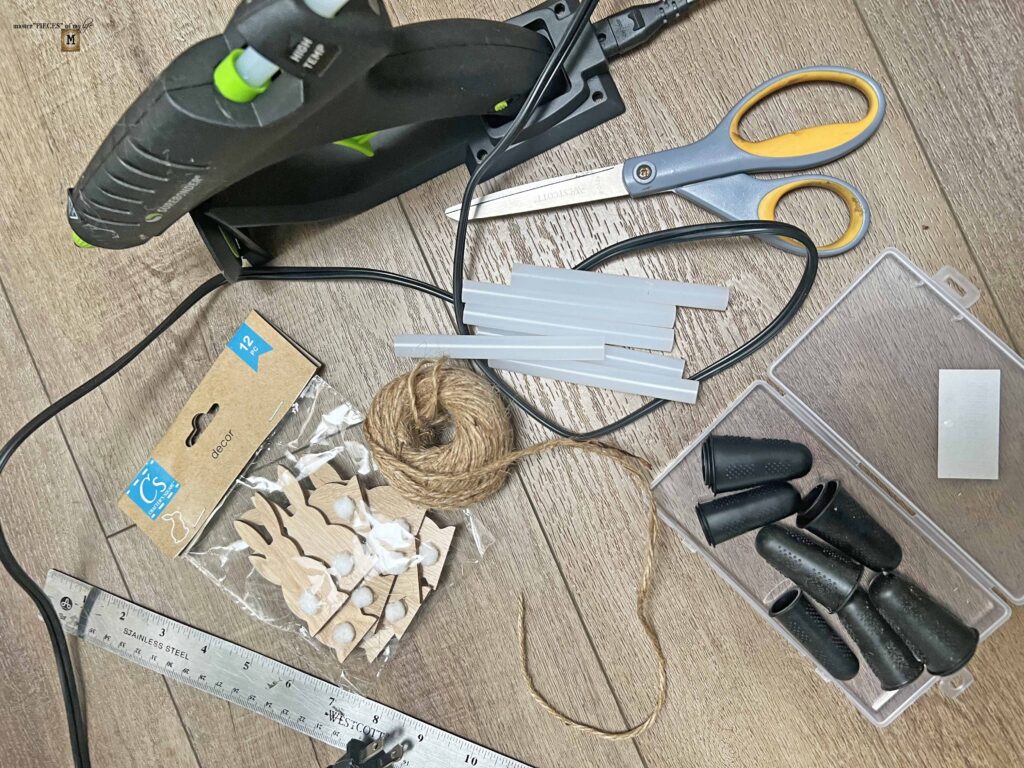 easiest bunny garland DIY ever