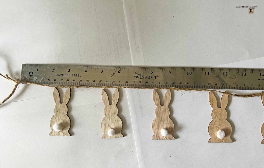 easiest bunny garland DIY ever